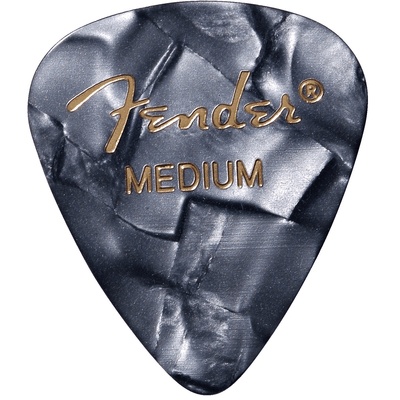Palheta-Premium-Celuloide-Black-Moto-Medio-351---Fender